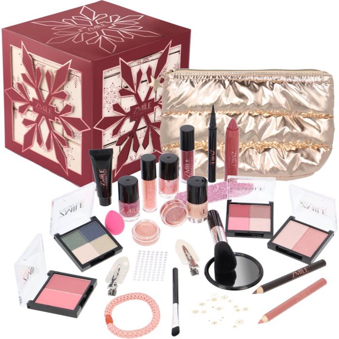 ZMILE COSMETICS Snowflake Puzzle calendario dell'Avvento Cherry Red