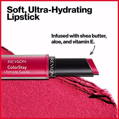 Revlon ColorStay Ultimate Suede Lipstick, Socialite (025) 6