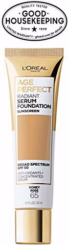 L'Oreal Paris Age Perfect Radiant Serum Foundation with SPF 50 Honey Rose 9