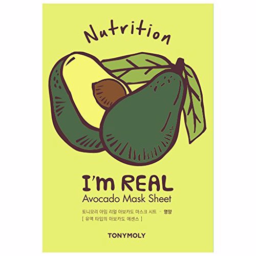 TONYMOLY I'm Real Avocado Sheet Mask, 10 Pack 2