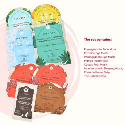 Sephora Holiday Vibes Face and Body Mask Set 3