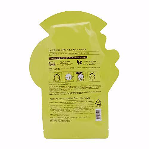 TONYMOLY I'm Real Green Skin Purifying Tee Mask 2