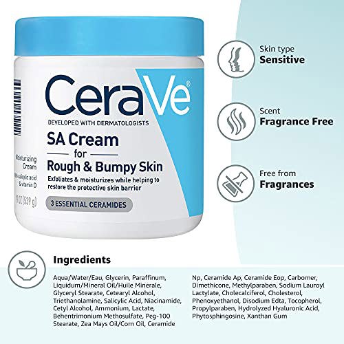 CeraVe Moisturizing Cream with Salicylic Acid  Exfoliating Body Lactic Acid 9