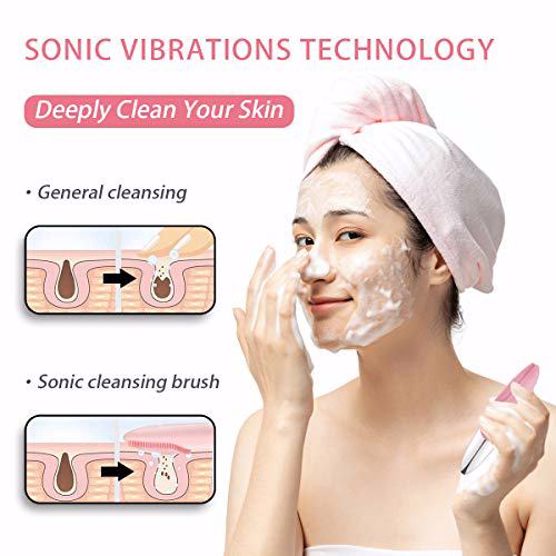 Facial Cleansing Brush, Pink 2