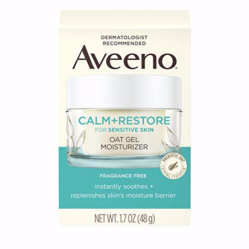 Aveeno Calm + Restore Oat Gel Facial Moisturizer 9