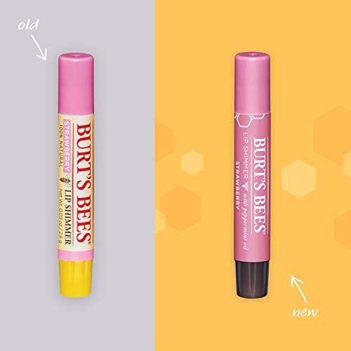 Burt's Bees 100% Natural Moisturizing Lip Shimmer, Strawberry 2