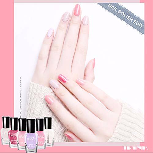 Tophany Non Toxic Nail Polish Set, 6 Bottles Style-6 5