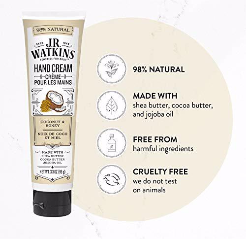 J.R. Watkins Natural Moisturizing Hand Cream Coconut 2