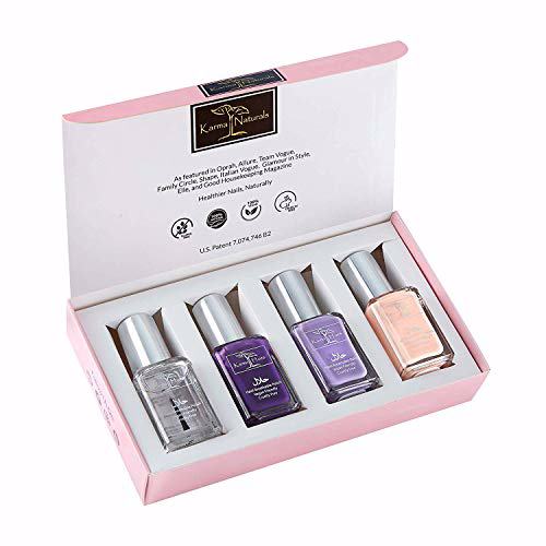 Karma Organic Beautiful Halal Nail Polish Set, Touch of Lavender