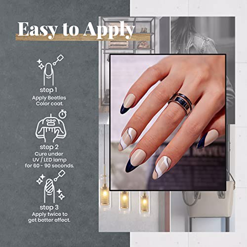 Beetles 20 Pcs Gel Nail Polish Kit, A-Industrial Wave 5