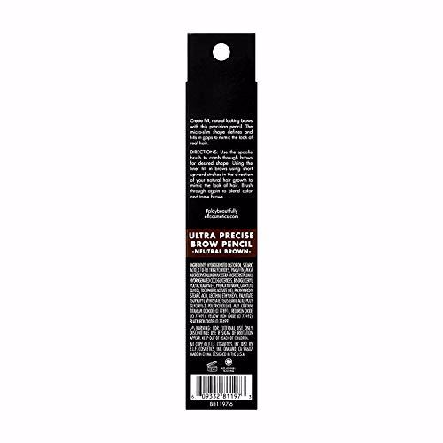 e.l.f. Ultra Precise Brow Pencil, Neutral Brown 5