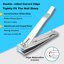 firiKer 2PCS Stainless Steel Nail Clippers Thumbnail 3
