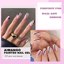 AIMANGO Black White Red Silver Glitter Nail Art Liner Gel, Classic Collection Thumbnail 5