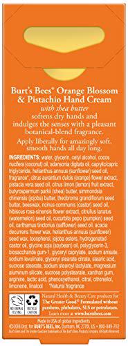 Burt's Bees Orange Blossom & Pistachio Hand Cream 3