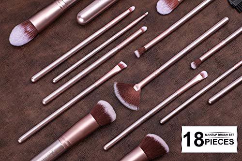 BS-MALL Makeup Brush Set 18 Pcs Purple 5