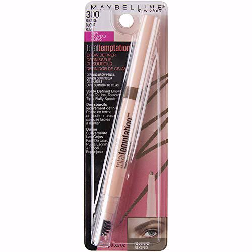 Maybelline Total Temptation Eyebrow Definer Pencil, Blonde, 2 Count 2