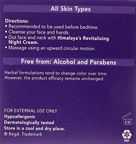 Himalaya Revitalizing Night Cream for Damaged & Aging Skin 6