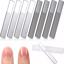 Mudder 8 Pieces Nano Glass Nail Shiner Glass Nail Files Crystal Nail Shine Buffer Thumbnail 1