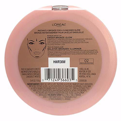 L'Oreal Paris Cosmetics True Match Lumi Bronze It Bronzer Medium 4