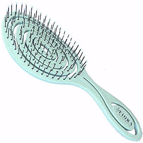 Fiora Naturals Hair Detangling Brush Green 9
