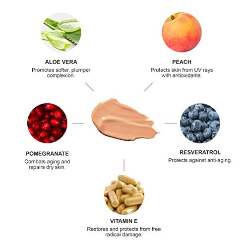 100% PURE Fruit Pigmented Full Coverage Water Foundation, Warm 5.0 3