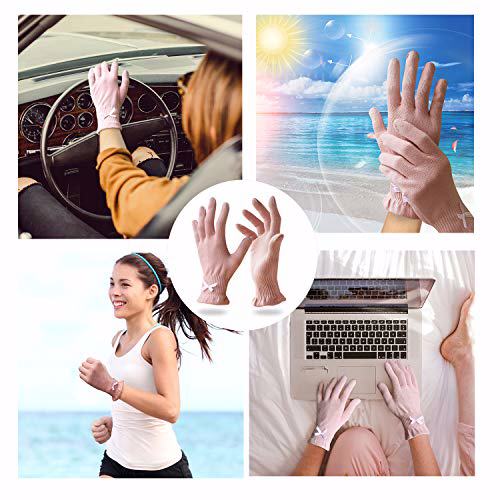 EvridWear Beauty Cotton Gloves, Small/Medium (12 Count) Pink Color 8