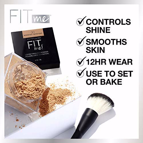 Maybelline New York Fit Me Loose Finishing Powder, Deep 4