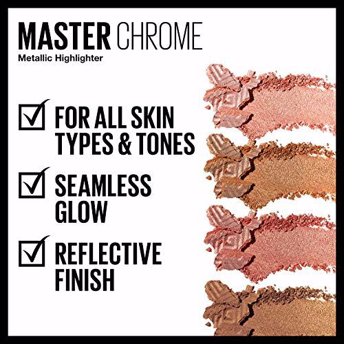 Maybelline New York Master Chrome Metallic Highlighter Molten Rose Gold 4