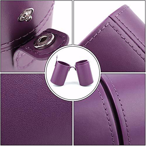 Narwey Makeup Brush Holder Travel Brushes Case Purple 4