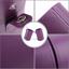 Narwey Makeup Brush Holder Travel Brushes Case Purple Thumbnail 4