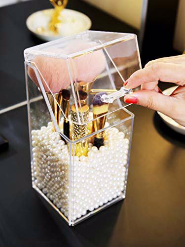 YISHI Makeup Brush Holder with Cover 3