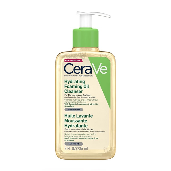 Cerave Hydrating Foaming Oil Cleanser