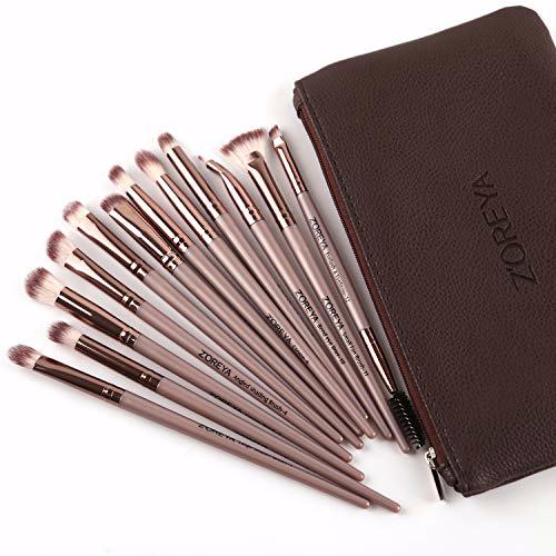 Zoreya Eye Makeup Brushes set, Champagne 5