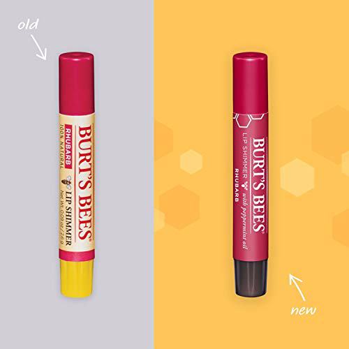 Burt's Bees 100% Natural Moisturizing Lip Shimmer, Rhubarb 2