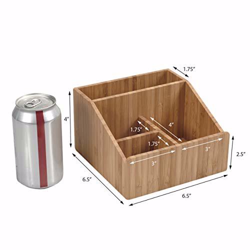 MobileVision Bamboo Makeup Organizer Complete Combo, 3 PC set 4