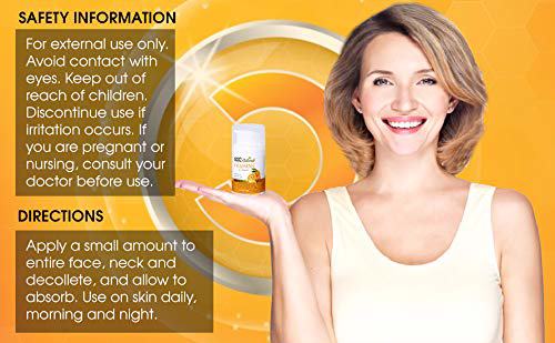 GGC Naturals Vitamin C Cream with Hyaluronic Acid, Vitamin E 7