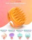 EUHOME Scalp Massager Shampoo Brush 2 pack Orange Pink Thumbnail 5