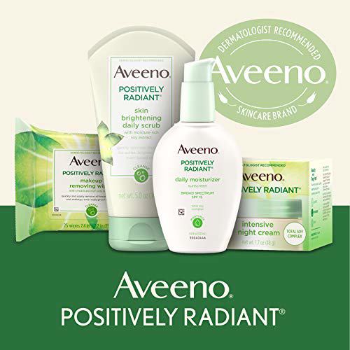 Aveeno Positively Radiant Skin Brightening Exfoliating Daily Facial Scrub 8
