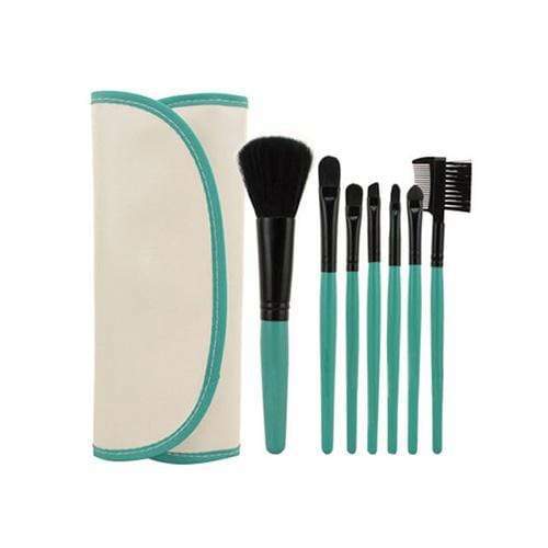 LaRoc Cosmetics WHITE MAKEUP BRUSHES - 7 PIECE SET 1