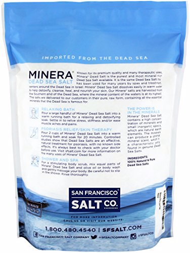 Minera Natural Dead Sea Salt Bulk  6