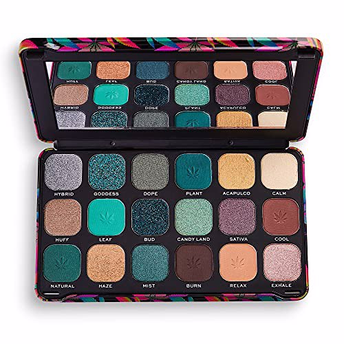 Makeup Revolution Forever Flawless Eyeshadow Palette with Cannabis Sativa 2
