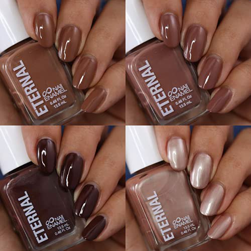 Eternal Collection Nail Polish Set, Dark Nudes 3