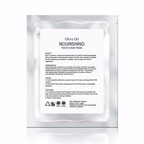 MOND'SUB 5 Pairs Mineral Olive Oil Moisturizing Hand Masks 9