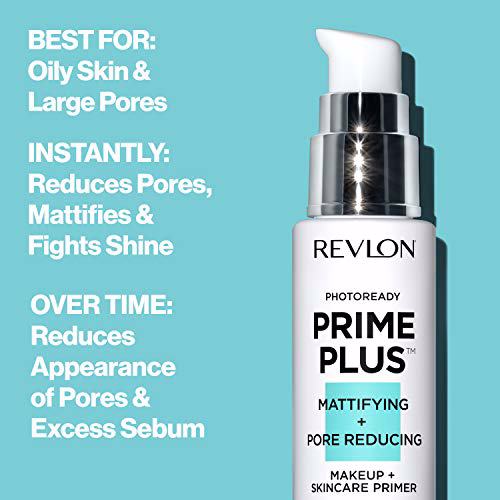 Revlon Prime Plus Makeup & Skincare Primer, Mattifying 4
