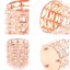 AKOAK 1 pack Crystal Makeup Brush Holder Office Supplies Storage Rack Office Rose Gold Thumbnail 8