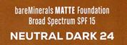bareMinerals Matte Foundation Spf 15 Neutral Dark 24 Thumbnail 2