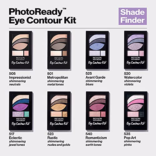 Revlon PhotoReady Eye Contour Kit, Eyeshadow Palette Romaticism 540 6