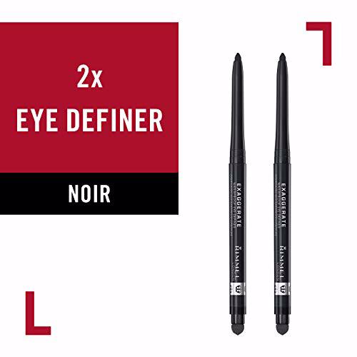 Rimmel Exaggerate Eye Definer Noir Pack of 2 2
