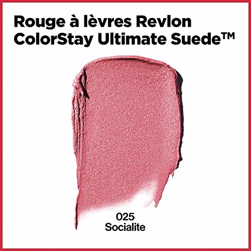 Revlon ColorStay Ultimate Suede Lipstick, Socialite (025) 4