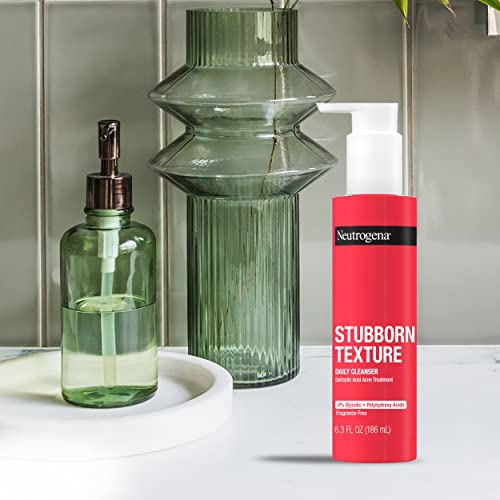 Neutrogena Stubborn Texture Daily Acne Gel Facial Cleanser 9